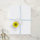 Hinzufügen eines QR-Code-Textscans Minimal Geschenkanhänger (Mit Garn)