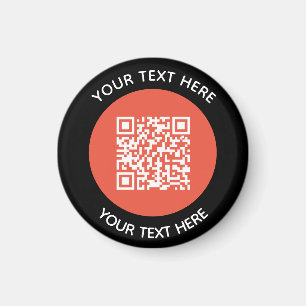 Hinzufügen eines QR-Code-Textscans Minimal Magnet