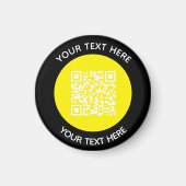 Hinzufügen eines QR-Code-Textscans Minimal Magnet (Vorne)