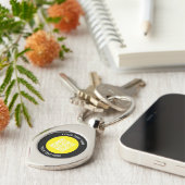 Hinzufügen eines QR-Code-Textscans Minimal Schlüsselanhänger (Seite)