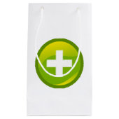 Hinzufügen eines Schaltflächen-Symbol-Geschenktafe Kleine Geschenktüte (Vorderseite)