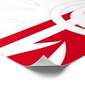 Hinzufügen Ihrer benutzerdefinierten Stripes-Blume Poster (Ecke)