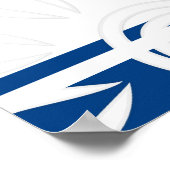 Hinzufügen Ihrer benutzerdefinierten Strips-Blume  Poster (Ecke)