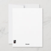 Hinzufügen Ihrer eigenen Weihnachtskarte Feiertagskarte (Rückseite)