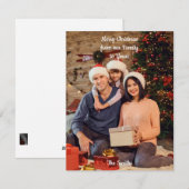 Hinzufügen Ihrer eigenen Weihnachtskarte Feiertagskarte (Vorne/Hinten)