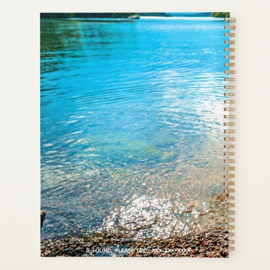 Hinzufügen IHRER Fotos(s) Name Journal-Notebook Planer (Rückseite)