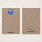 Hinzufügen Ihrer Logo-3-Netzwerkkarte (Vorne & Hinten)