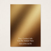 Hinzufügen Ihrer Logo-Gold-Ohrring-Anzeigetafel (Rückseite)