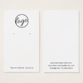 Hinzufügen Ihrer Logo-Karte für den benutzerdefini (Vorne & Hinten)