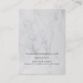 Hinzufügen Ihrer Logo-Marmorsichtkarte Visitenkarte (Rückseite)