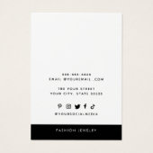 Hinzufügen Ihrer Logo-Necklecklic Ohrringe-Display (Rückseite)