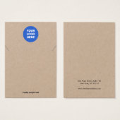 Hinzufügen Ihrer Logo-Necklle-Kraft-Anzeigetafel (Vorne & Hinten)