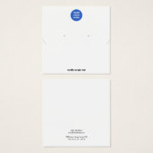 Hinzufügen Ihrer Logo-Netzwerkkarte und der Earrin (Vorne & Hinten)