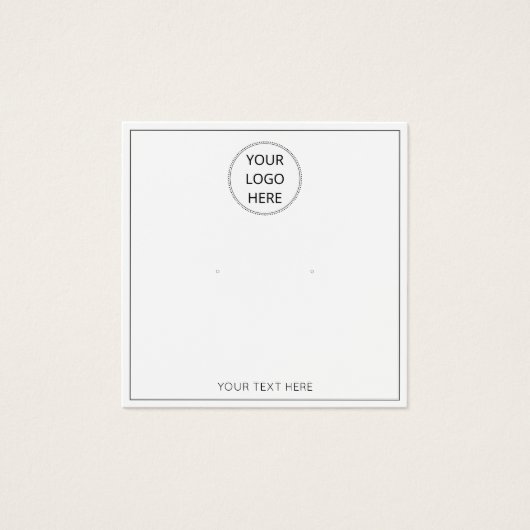 Hinzufügen Ihrer Logo-Ohrensichtkarte (Vorderseite)