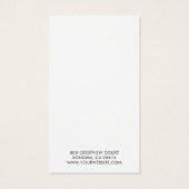 Hinzufügen Ihrer Logo-Ohrensichtkarte (Rückseite)