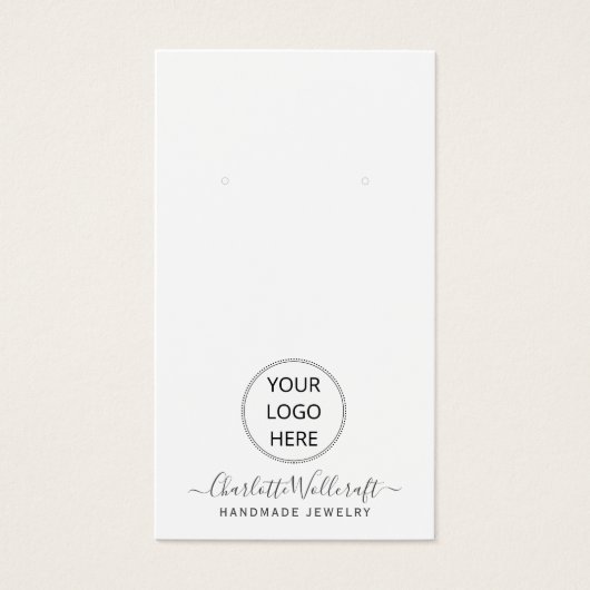 Hinzufügen Ihrer Logo-Ohrmarke und Skriptnamenskar (Vorderseite)