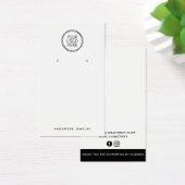 Hinzufügen Ihrer Logo Ohrmarkierungskarte (Schreibtisch)