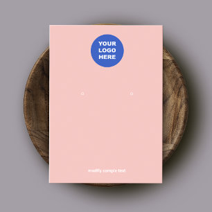 Hinzufügen Ihrer Logo-Pink-Peach-Erd-Grafikkarte