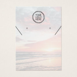 Hinzufügen Ihrer Logo-QR-Kette Ohrringe-Display-Ka