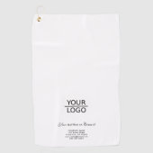 Hinzufügen Ihrer Logo-Werbeaktion für benutzerdefi Golfhandtuch (Vorderseite)