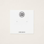 Hinzufügen Ihrer Logo-Werbeplakatkarte (Vorderseite)