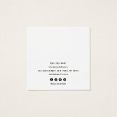 Hinzufügen Ihrer Logo-Werbeplakatkarte (Rückseite)