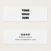 Hinzufügen Ihrer Logo-Werbeplakatkarte (Vorne & Hinten)