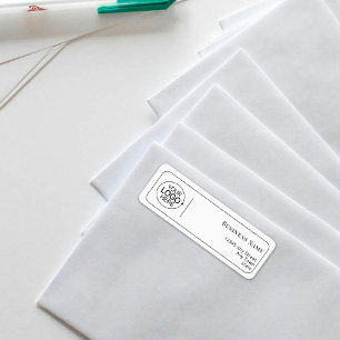 Hinzufügen Ihrer Logoreinigung Moderne Rücksendead