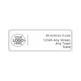 Hinzufügen Ihrer Logoreinigung Moderne Rücksendead Permastempel