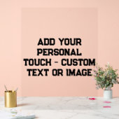 Hinzufügen Ihrer persönlichen Touch - Anpassbare G Acrylschild (Hochzeit)