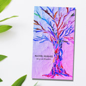 Hinzufügen Ihrer professionellen Lila Tree-Visiten Visitenkarte