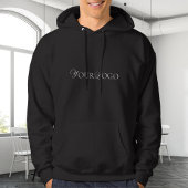 Hinzufügen Ihres eleganten Firmenlogos Minimalisti Hoodie