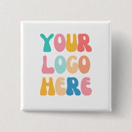 Hinzufügen Ihres Firmenlogos Moderne Minimal einfa Button