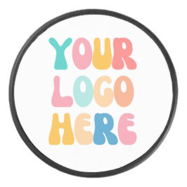 Hinzufügen Ihres Firmenlogos Moderne Minimal einfa Eishockey Puck