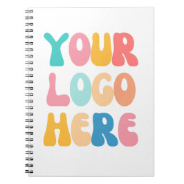 Hinzufügen Ihres Firmenlogos Moderne Minimal einfa Notizblock