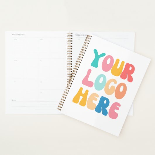 Hinzufügen Ihres Firmenlogos Moderne Minimal einfa Planer (Anzeige)