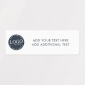 Hinzufügen Ihres Firmenlogos und benutzerdefiniert Etiketten (Design 1)