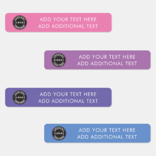 Hinzufügen Ihres Firmenlogos und benutzerdefiniert Etiketten