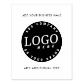 Hinzufügen Ihres Firmenlogos und benutzerdefiniert Gummistempel (Prägung)