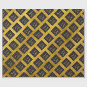 Hinzufügen Ihres Firmenlogos zu Gold Wrapping Pape Geschenkpapier (Flach)