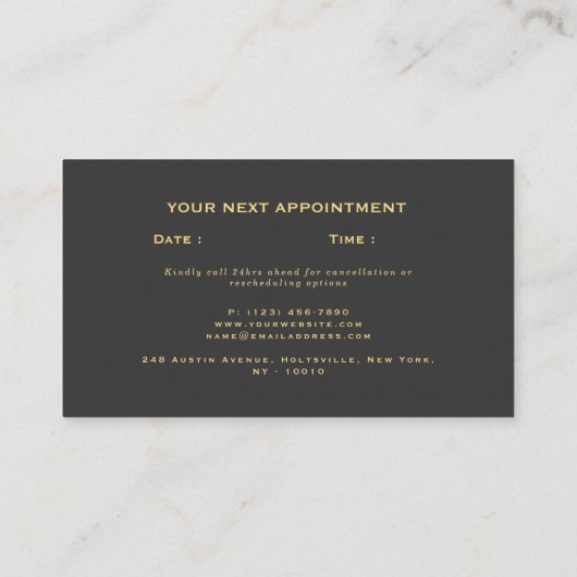 Hinzufügen Ihres Fotos Real Anwesen Consultant Terminkarte (Rückseite)