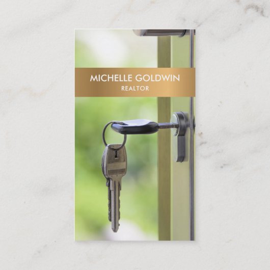 Hinzufügen Ihres Fotos und Logos Real Anwesen Beru Visitenkarte (Rückseite)