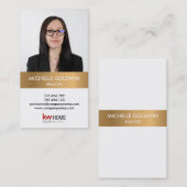 Hinzufügen Ihres Fotos und Logos Real Anwesen Beru Visitenkarte (Vorne/Hinten)