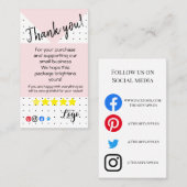 Hinzufügen IHRES LOGO danke Ihnen, dass Sie die Ei Visitenkarte (Vorne/Hinten)