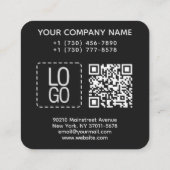 Hinzufügen Ihres Logo-Prozentsatzes für den benutz Rabattkarte (Rückseite)