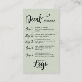 Hinzufügen Ihres Logos - Desktop-Pflegekarten für Visitenkarte (Vorderseite)