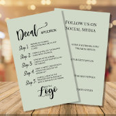 Hinzufügen Ihres Logos - Desktop-Pflegekarten für Visitenkarte