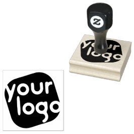Hinzufügen Ihres Logos Einfache Elegante Business Gummistempel