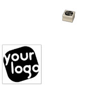 Hinzufügen Ihres Logos Einfache Elegante Business Gummistempel (Stempel)
