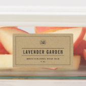 Hinzufügen Ihres Logos, graue Grenze und Lines Kra Etiketten (Befestigt)